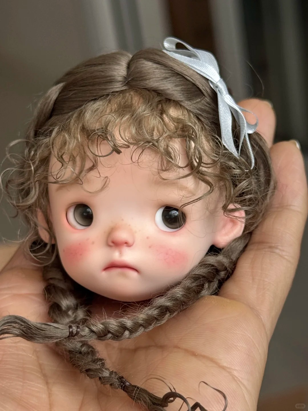 Beauty Makeup Girl - Głowa lalki BJD Amber 1/6 SD