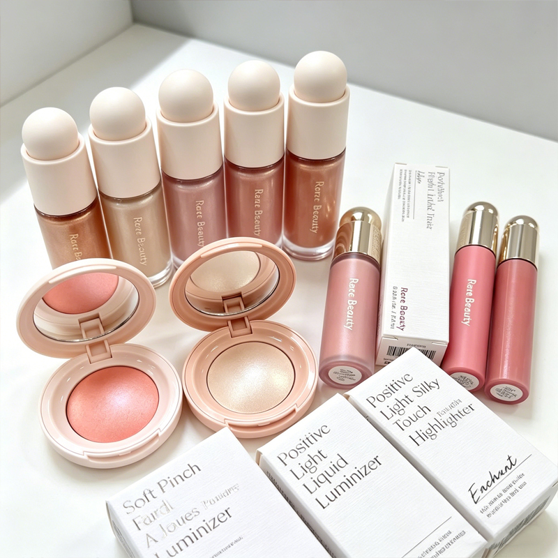 Huda Beauty Makeup Mini Kit - Zestaw do makijażu twarzy Rare Beauty: