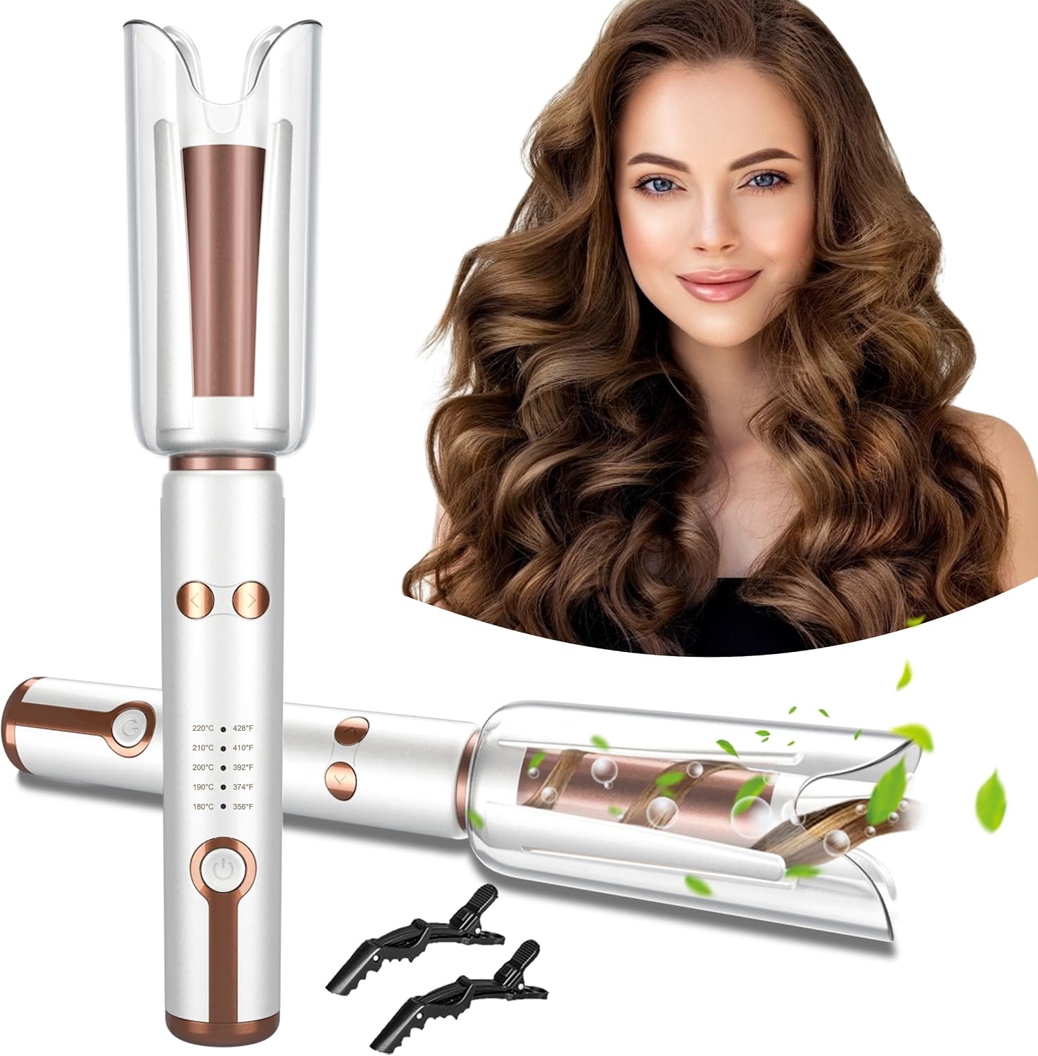 Hair Curling Wand - Automatyczna obrotowa lokówka do włosów -