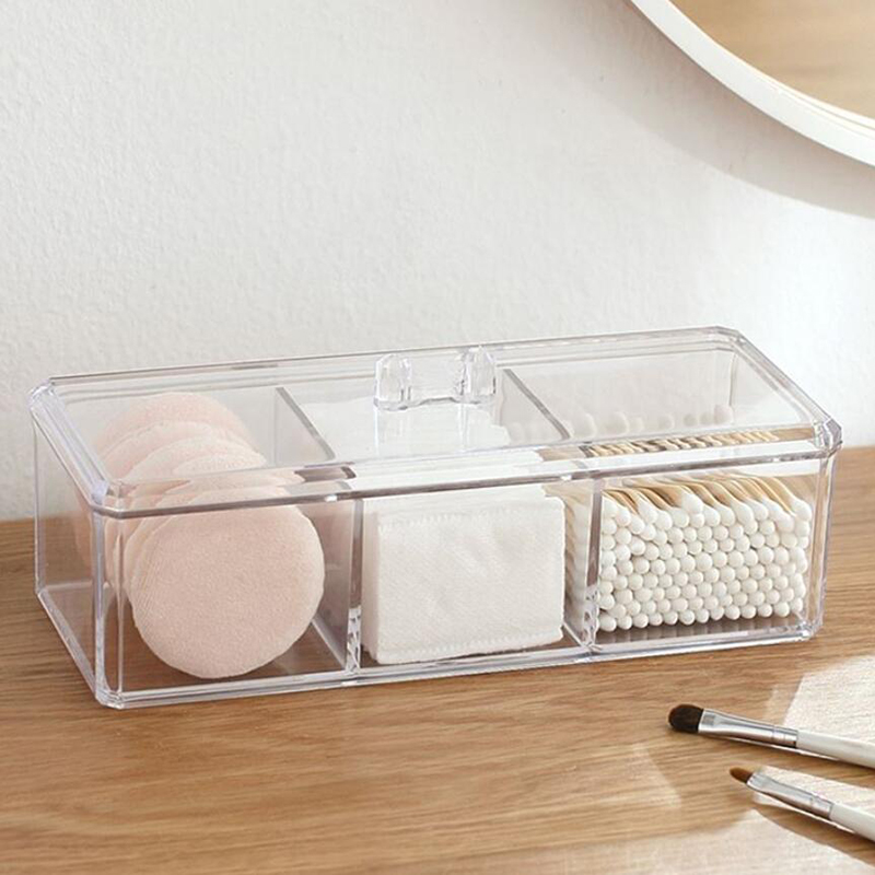 Beauty Makeup Tool Collection - Przezroczysty pojemnik na kosmetyki Organizer do