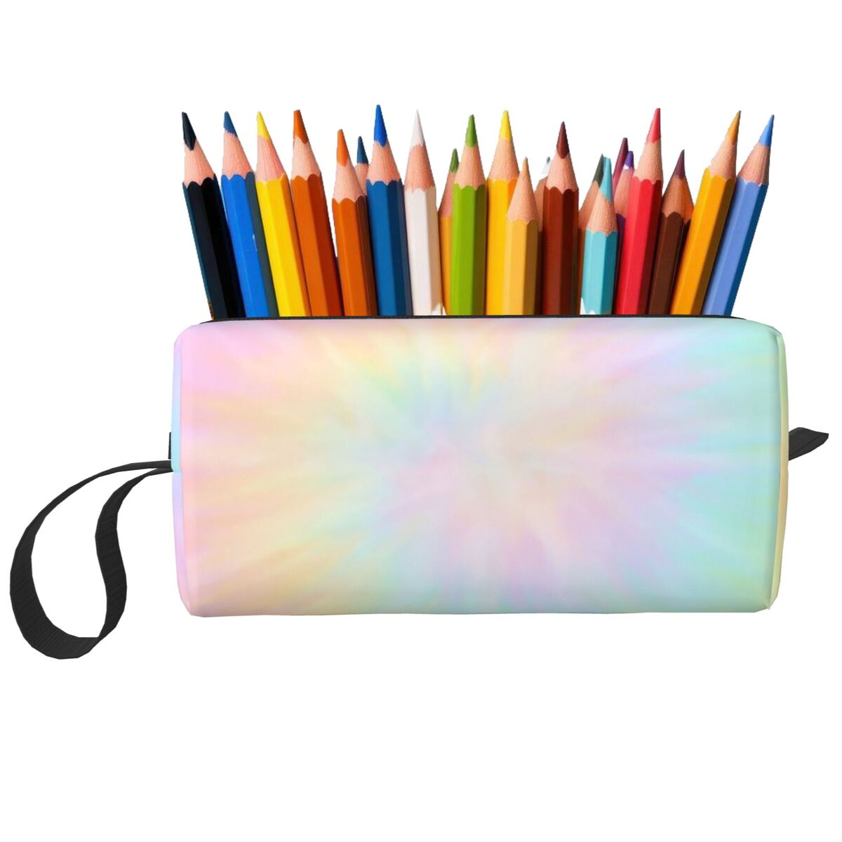 Beauty Makeup Wallpaper - Kosmetyczka z motywem tie-dye w pastelowych