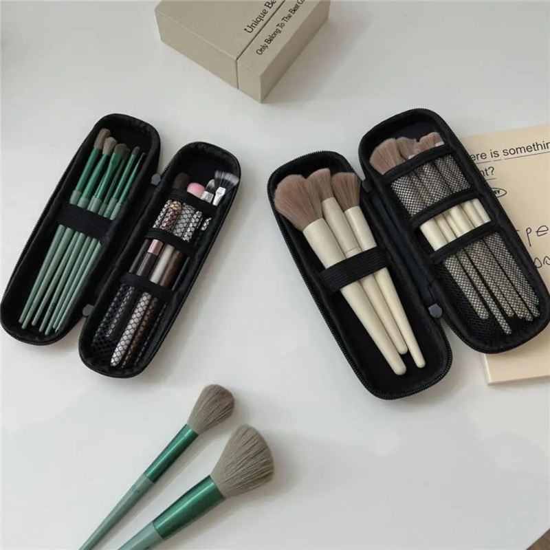 Beauty Makeup Bag - 1 szt. Czarna Kosmetyczka Wodoodporna Podwójny