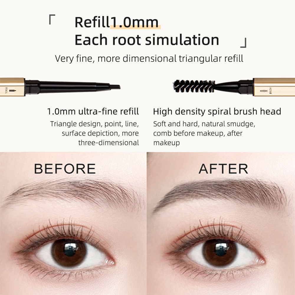5 kolorów kredka do brwi makij – Eyebrow Pomade Pencil recenzja i cena