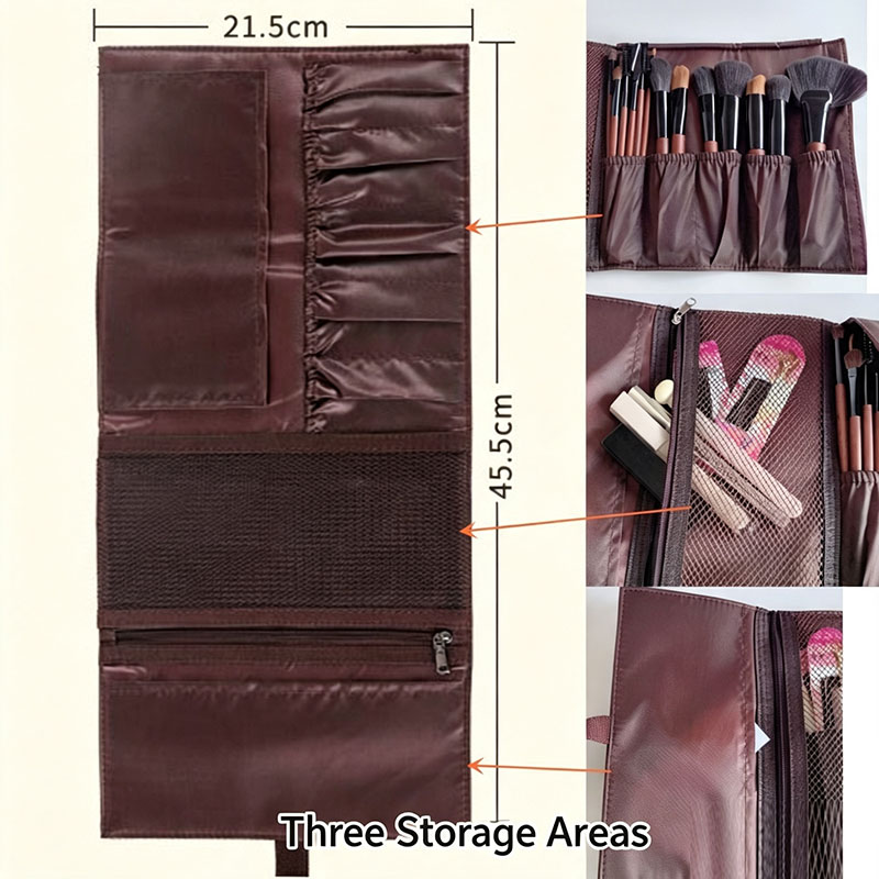 Skórzana kosmetyczka na pędzle – Beauty Makeup Bag recenzja i cena