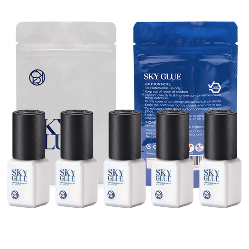 5 butelek SKY S Plus Klej do p – Makeup Plus Beauty recenzja i cena