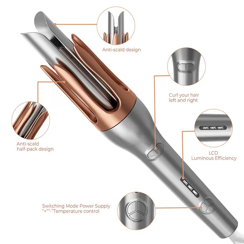 Automatyczna lokówka z jonizac – Hair Curling Wand recenzja i cena