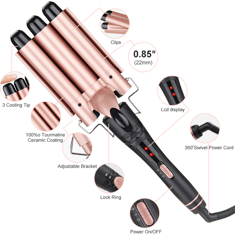 Zestaw do kręcenia włosów 5 w  – Hair Curling Wand recenzja i cena