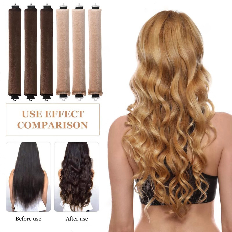 3/4 szt. Bezgrzewowe wałki do  – Hair Curling Wand recenzja i cena
