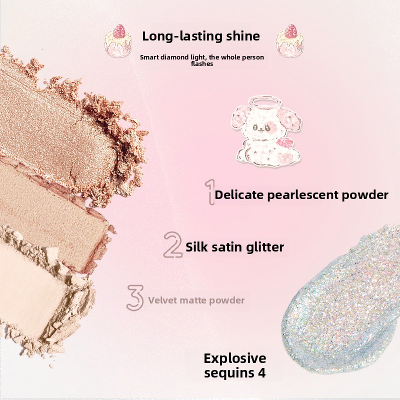 JILL LEEN 9 kolorów brokatowy  – Beauty Makeup Eyeshadow recenzja i cena