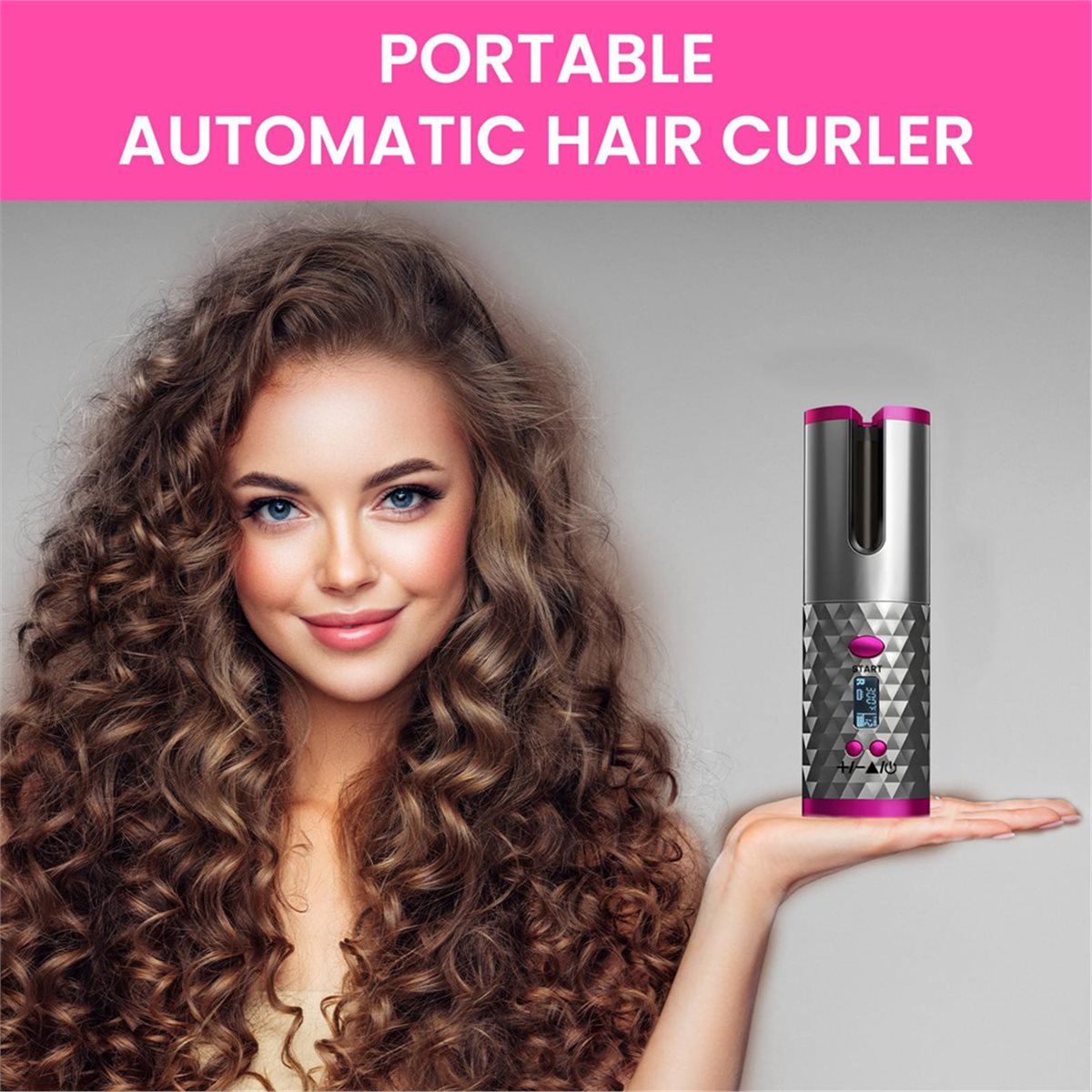 N18R Bezprzewodowa Lokówka do  – Hair Curling Wand recenzja i cena