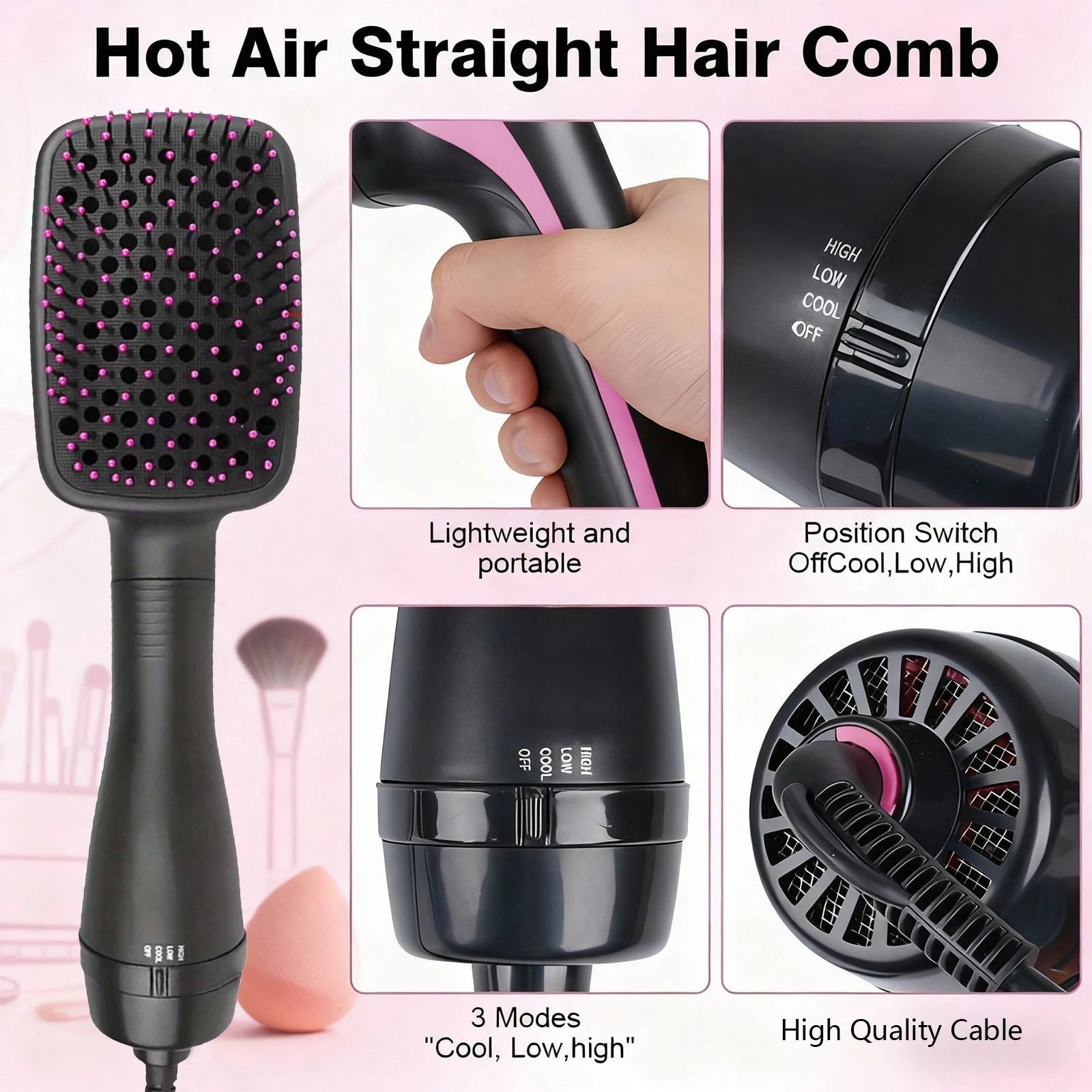 Tyrixma – szczotka do suszenia – Hair Straightener recenzja i cena