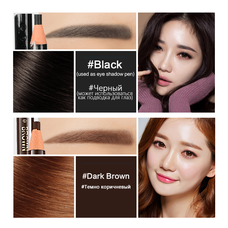 10 szt. ołówków do brwi dla ko – Eyebrow Pomade Pencil recenzja i cena
