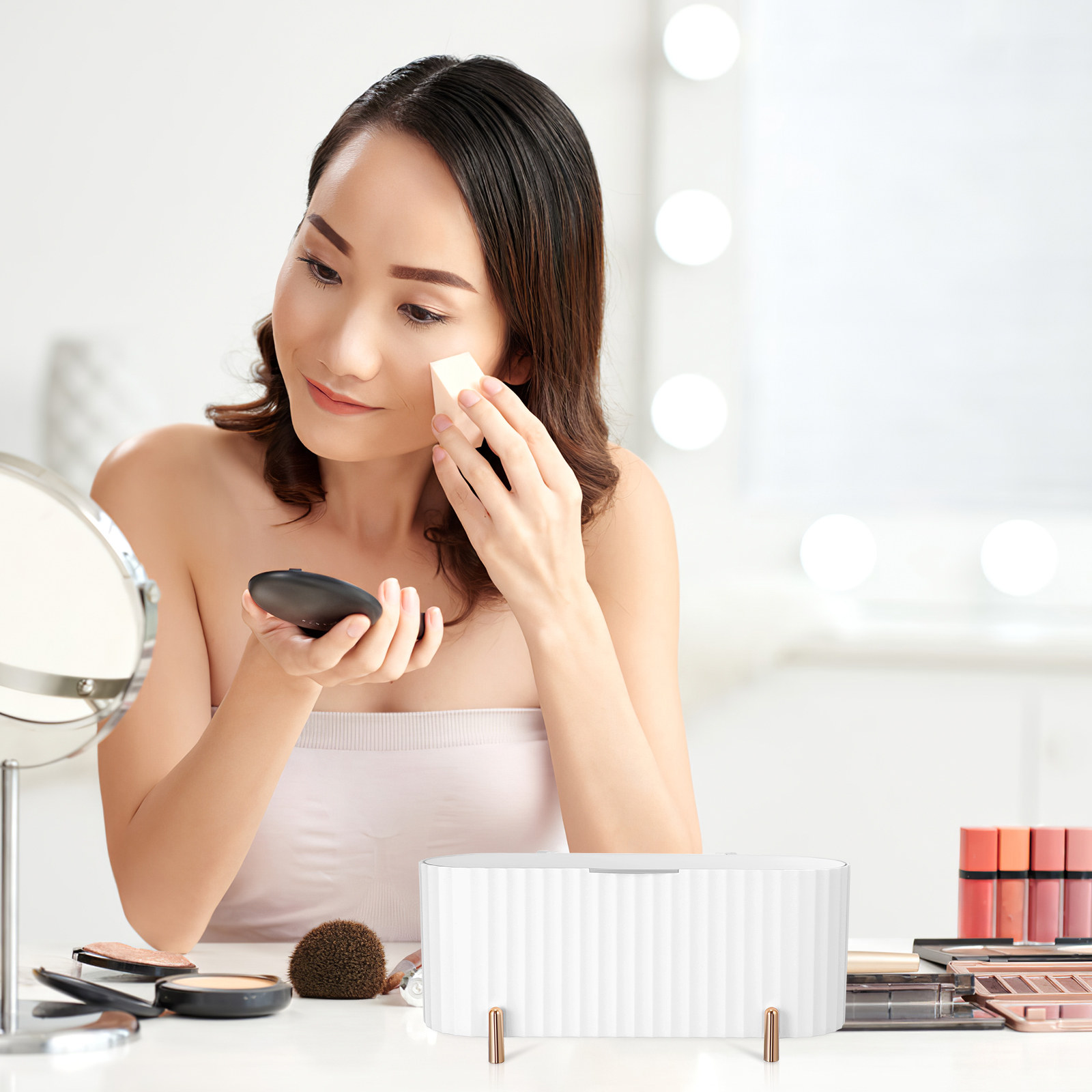 2 sztuki – pudełko do przechow – Beauty Makeup Organizer recenzja i cena