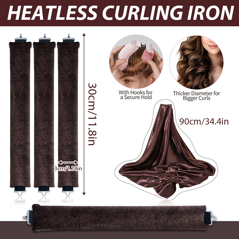 4 szt. Bezgrzewcze wałki do wł – Hair Curling Wand recenzja i cena