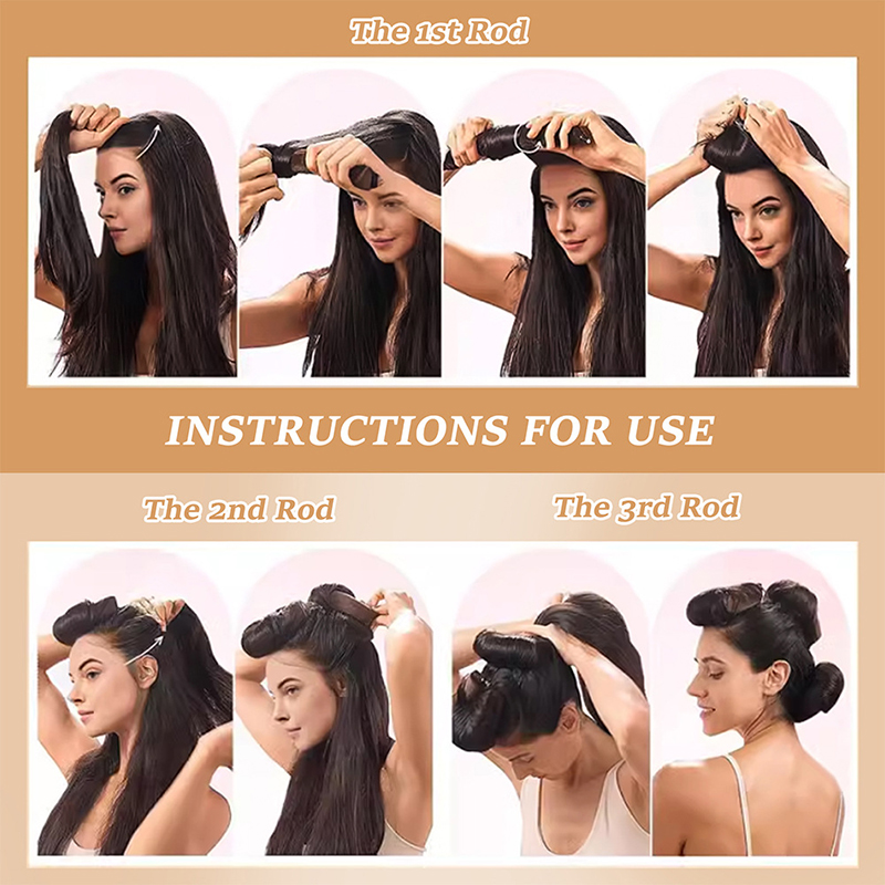 4 szt. Bezgrzewcze wałki do wł – Hair Curling Wand recenzja i cena